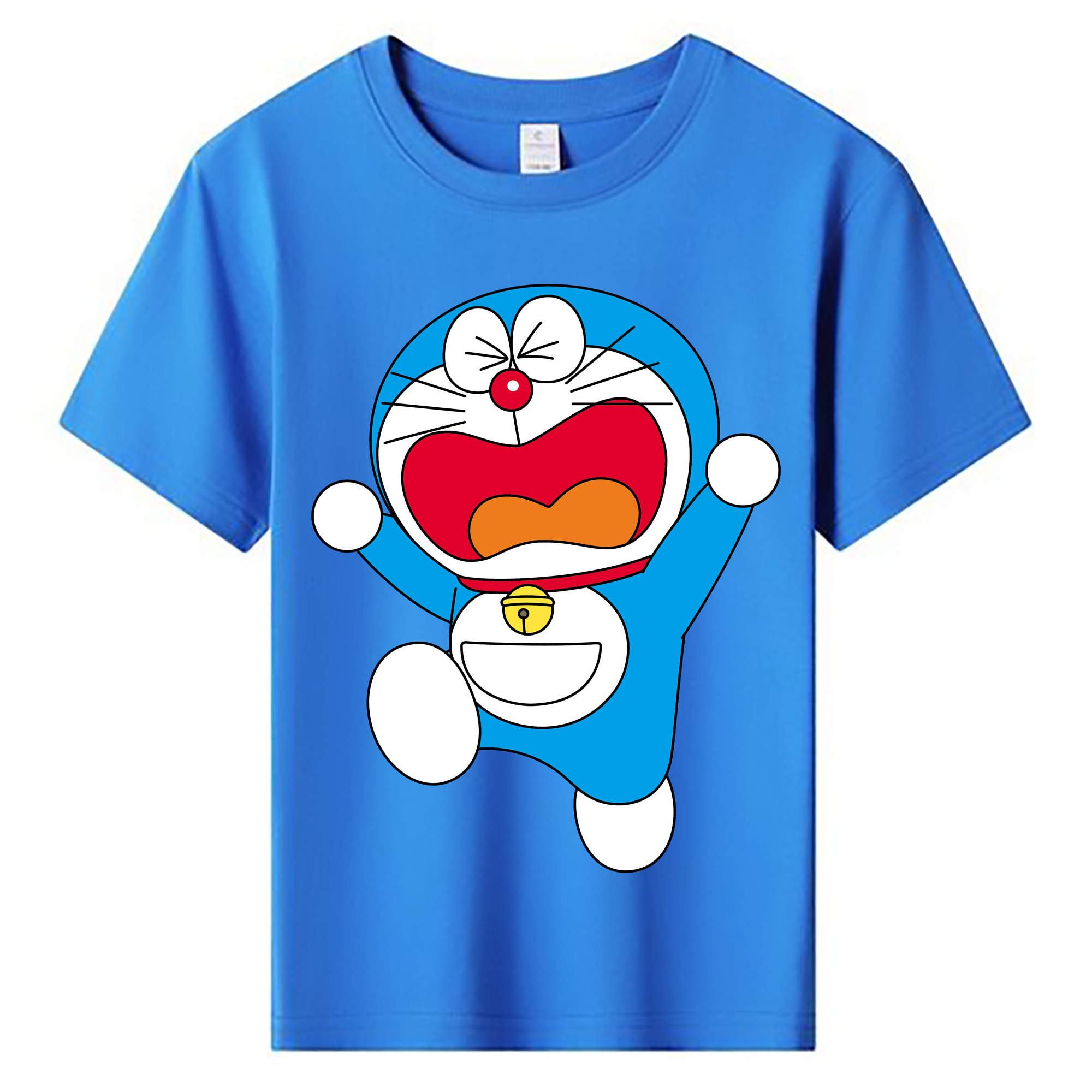 （画像用） ドラえもん Doraemon 綿100％キッズTシャツ（フロントプリント）